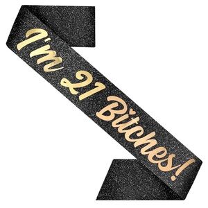 21 BIRTHDAY SASH